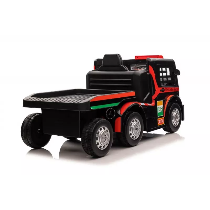 Mercedes Truck + Trailer XMX622B batteriebetriebenes Spielzeug mit LED-Leuchten rotes LCD