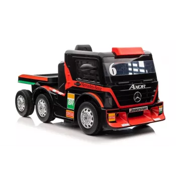 Mercedes Truck + Trailer XMX622B batteriebetriebenes Spielzeug mit LED-Leuchten rotes LCD