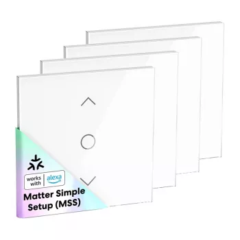MEROSS MRS100MA(EU) Smart Wi-Fi (Matter) Rollo-Schalter (4er-Pack)