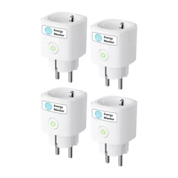 MEROSS MSS315CFH-EU Smart Plug mit Energieüberwachung (Matter) (4er-Set)
