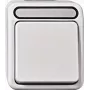 Merten Aquastar 2-poliger Kontrollschalter mit Kontrollleuchte, Hellgrau MEG3102-8029