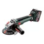 Metabo 613054650 125 mm 900 W Elektrowinkelschleifer, 10.000 U/min, M14-Spindel, Schiebeschalter, Wiederanlaufschutz, S-automatik-Sicherheitskupplung