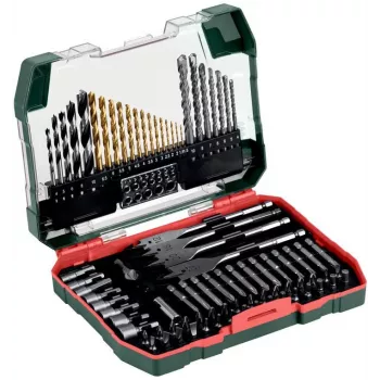 Metabo 626708000 86-teiliges Bohr- und Schraubendreher-Bitset im Koffer