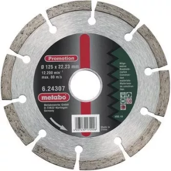 Metabo Diamanttrennscheibe 624310000, 230 mm Durchmesser, 22,23 mm Bohrung, segmentiert, universal