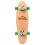 Meteor Cannabis Grün-Braun-Orange Mini Cruiser Skateboard 22 Zoll