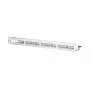 METZ CONNECT 130921-00-E 1U 24-Port geschirmtes Patch Panel, Cat.6A, Lichtgrau 130921-00-E-90