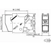 METZ CONNECT BTR E-DAT Module REG 8(8) IP20 Empty - DIN-Schienen-Datenmodul-Gehäuse, 1TE, lichtgrau
