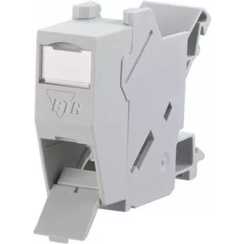 METZ CONNECT BTR E-DAT Module REG 8(8) IP20 Empty - DIN-Schienen-Datenmodul-Gehäuse, 1TE, lichtgrau