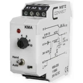 METZ CONNECT KMA-E08 Schnittstellenrelais 24 V DC 1 CO 8 A Weiß 110660
