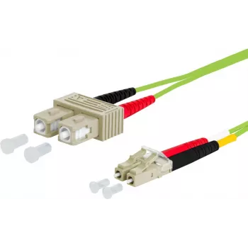 METZ CONNECT OpDAT Patchkabel SC-D/LC-D OM5, 5,0 m
