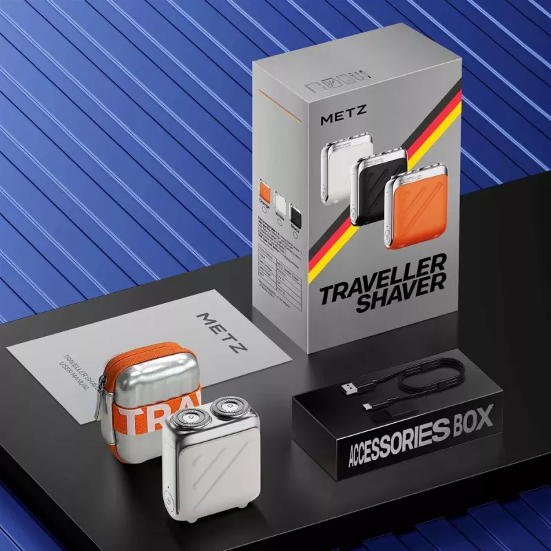 METZ MZXZ021 Traveller Shaver, Schwarz