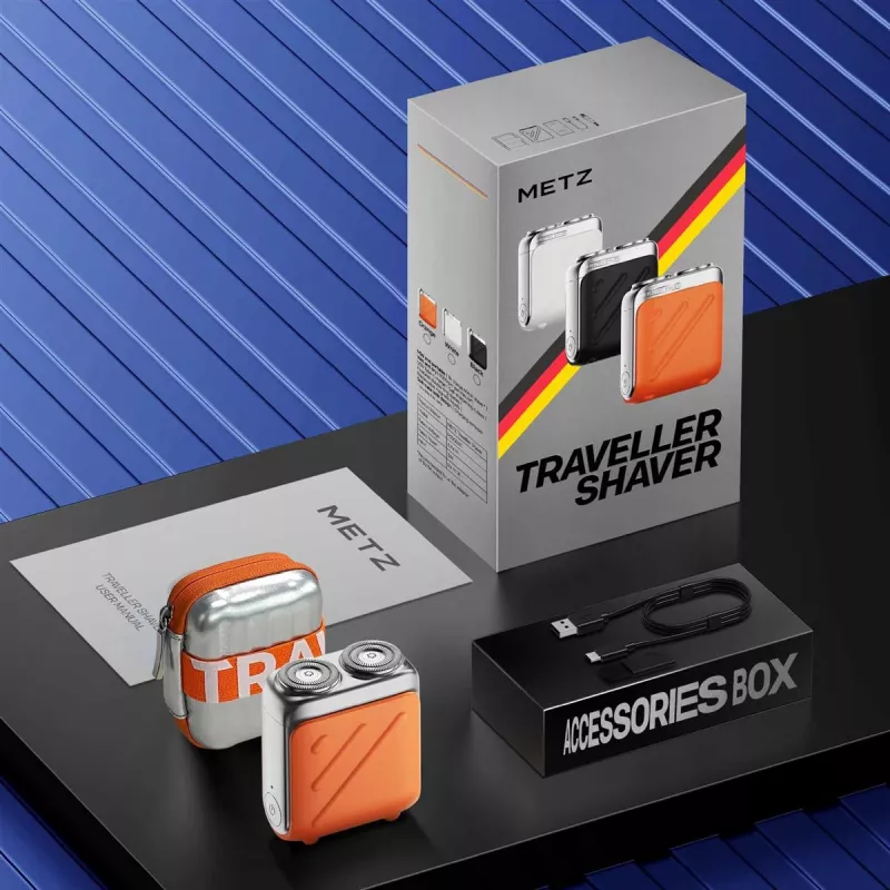 METZ MZXZ021 Traveller Shaver, Weiß