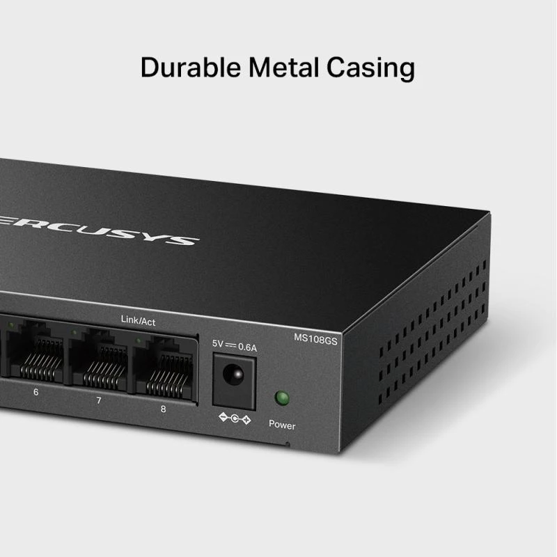 MEU Mercusys MS108G 8-Port Gigabit Desktop-Switch