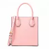 Michael Kore Damen Ginny Crossbody Bag aus Saffiano-Leder, Powder Blush, 15x17x6 cm