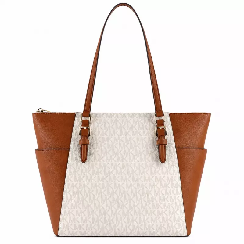 MICHAEL KORS Cece Vanilla Damen-Umhängetasche mit Kettenriemen