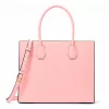 Michael Kors Greenwich Satchel Crossbody Bag für Damen, Powder Blush, Saffiano-Leder, 32x26x14 cm