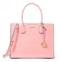 Michael Kors Greenwich Satchel Crossbody Bag für Damen, Powder Blush, Saffiano-Leder, 32x26x14 cm