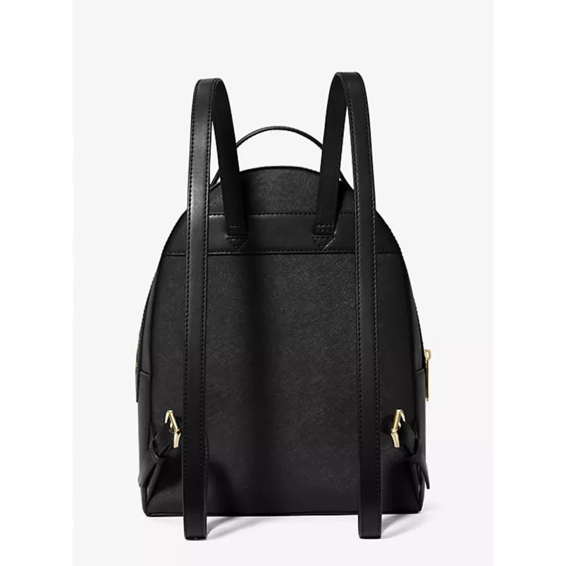 Michael Kors Hudson Small Pebbled Leather Backpack Black 31x26x13cm