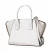 MICHAEL KORS Jet Set Charm Damen Umhängetasche im Signature-Logo-Print, ovale Form, 18x15x7 cm