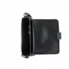 Michael Kors Jet Set Crossbody Bag Black Signature Logo-Print Coated Canvas