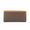 Michael Kors Jet Set Travel Braun Signature Coated Canvas Briefcase Crossbody Bag 35F3GTVE7BBRO