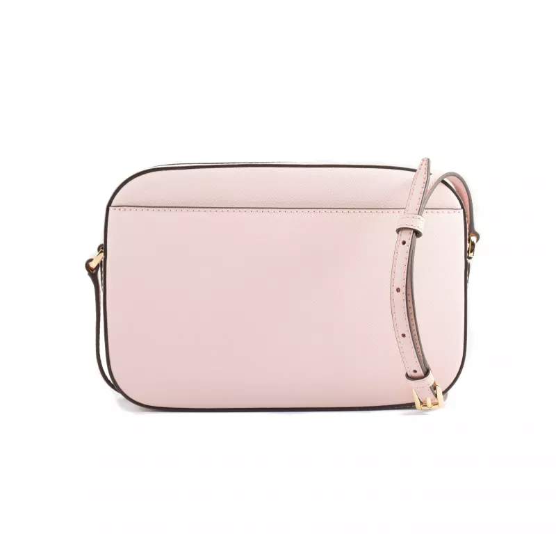 Michael Kors Jet Set Travel Crossbody Bag Saffiano Leather Powder Blush 35S1GTTC7LPOW