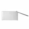 Michael Kors Jet Set Travel Crossbody Bag Silver Saffiano Leather 35F4STVW3LSIL