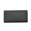 Michael Kors Jet Set Travel Large Zip Around Continental Wallet Saffiano Leder Schwarz Gold-Töne