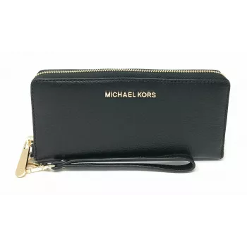 Michael Kors Jet Set Travel Mini Briefcase Saffiano Leder Schwarz Gold-Tone Hardware 35T7GTVE7LBCK