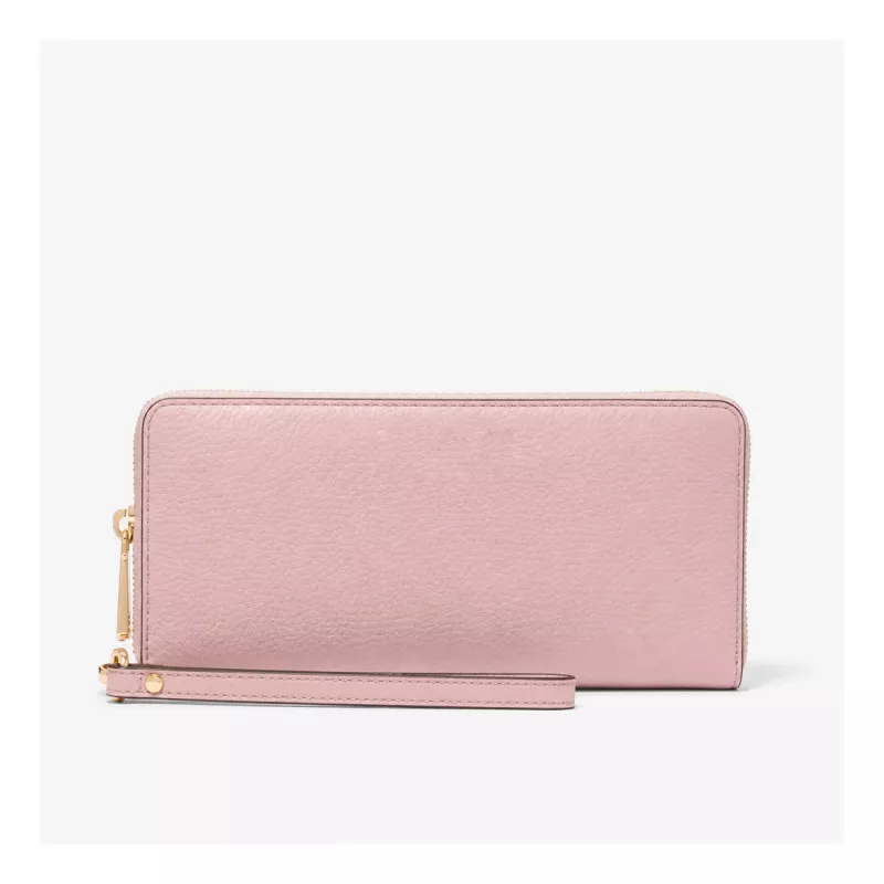 Michael Kors Jet Set Travel Powder Blush Saffiano Leder Handgelenktasche