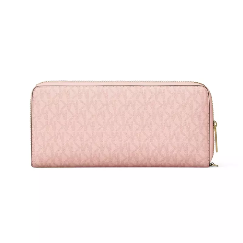 MICHAEL KORS Jet Set Travel Powder Blush Saffiano Leder Handgelenktasche 35R4GTVT3VPOW
