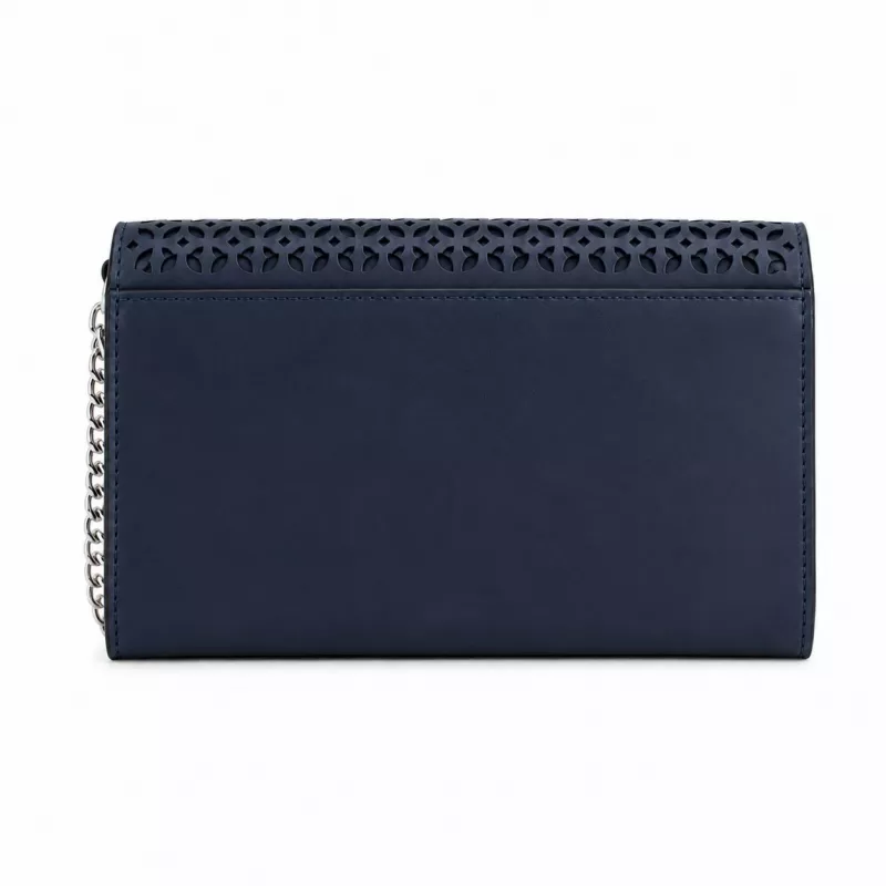 MICHAEL KORS Jet Set Travel Saffiano Leder Umhängetasche Marineblau