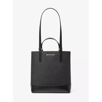 Michael Kors Jet Set Travel Saffiano Leder Schultertasche Schwarz 35S4GX9T1BBLA