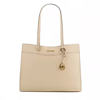 Michael Kors Jet Set Travel Tote Bag 35F4GTVT9LLTC - Saffiano-Leder, groß, goldfarbene Beschläge