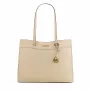 Michael Kors Jet Set Travel Tote Bag 35F4GTVT9LLTC - Saffiano-Leder, groß, goldfarbene Beschläge