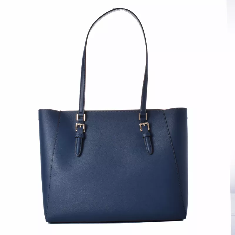 Michael Kors Jet Set Travel Tote Bag Navy Saffiano Leather 35R3GCFT3TNAV