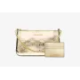 Michael Kors Jet Set Travel Tote Bag Set mit Geldbörse - Opal Multi Signature Coated Canvas