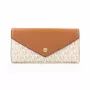 Michael Kors Jet Set Travel Vanilla Signature Coated Canvas Umhängetasche 35F3GTVE7BVAN