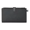 Michael Kors Jet Set Travel Damen Saffiano Leder Phone Case Wallet Wristlet, Schwarz, Gold-Tone Hardware