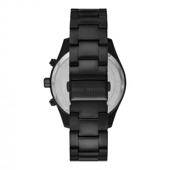 Michael Kors Lexington Herren Quarz-Chronograph Uhr MK8899 46mm Blaues Zifferblatt Silber Edelstahl