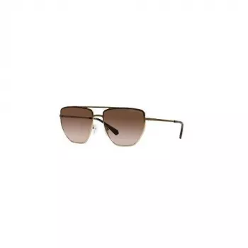 Michael Kors Herren Pilot Aviator Sonnenbrille MK1126-101413 Schwarz/Grau 60mm