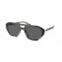 Michael Kors Herren-Sonnenbrille MK2219U394287 - Schwarzer Acetatrahmen, graue Polycarbonatgläser, 57 mm
