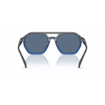 Michael Kors Herren-Sonnenbrille MK2251U401180 - Schwarzer Rahmen, Graue Gradientengläser, 57 mm