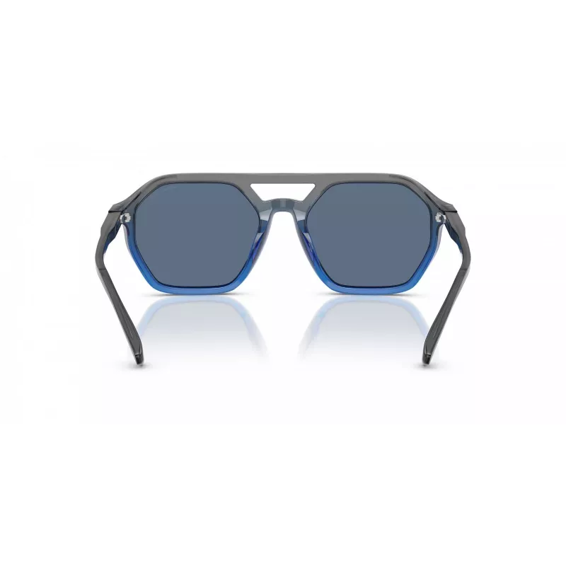 Michael Kors Herren-Sonnenbrille MK2251U401180 - Schwarzer Rahmen, Graue Gradientengläser, 57 mm