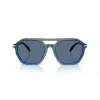 Michael Kors Herren-Sonnenbrille MK2251U401180 - Schwarzer Rahmen, Graue Gradientengläser, 57 mm