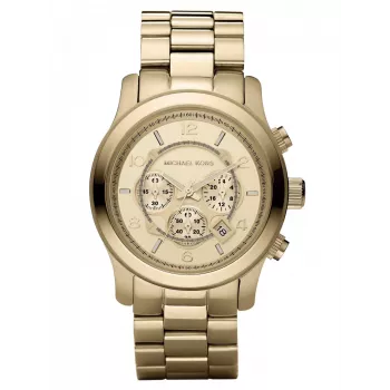 Michael Kors Herrenuhr MK8077 50mm Edelstahl Chronograph
