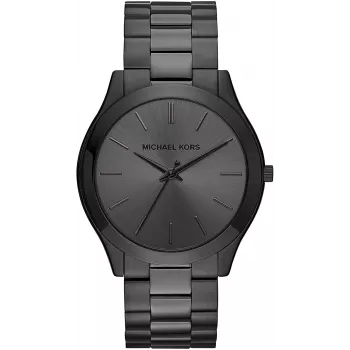 Michael Kors Herrenuhr MK8507 44mm Edelstahl Blaues Zifferblatt Chronograph
