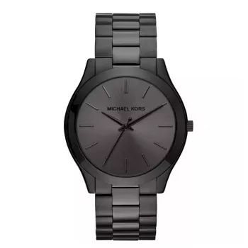 Michael Kors Herrenuhr MK8507 44mm Edelstahl Blaues Zifferblatt Chronograph
