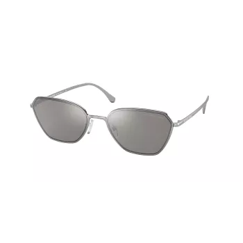 Michael Kors MK1081-10146G Unisex Pilot Sonnenbrille Hellgold Grau Verlauf 56mm