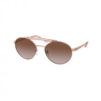 Michael Kors MK1083-110813 Damen-Sonnenbrille Transparenter Grauer Rahmen Dunkelgraue Gläser Pilot 55mm
